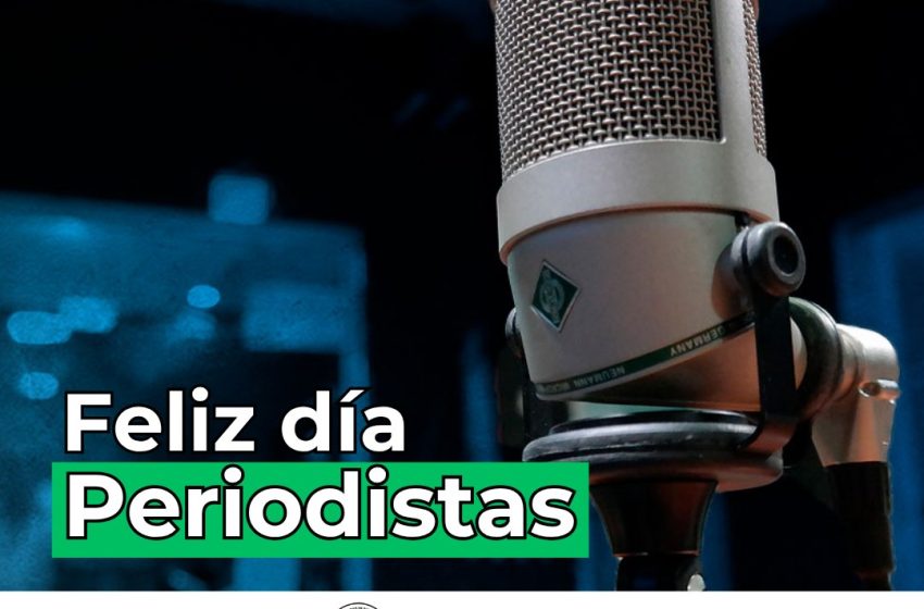  El gobierno municipal de Santa Elena desea a todos ¡Feliz día Periodistas!