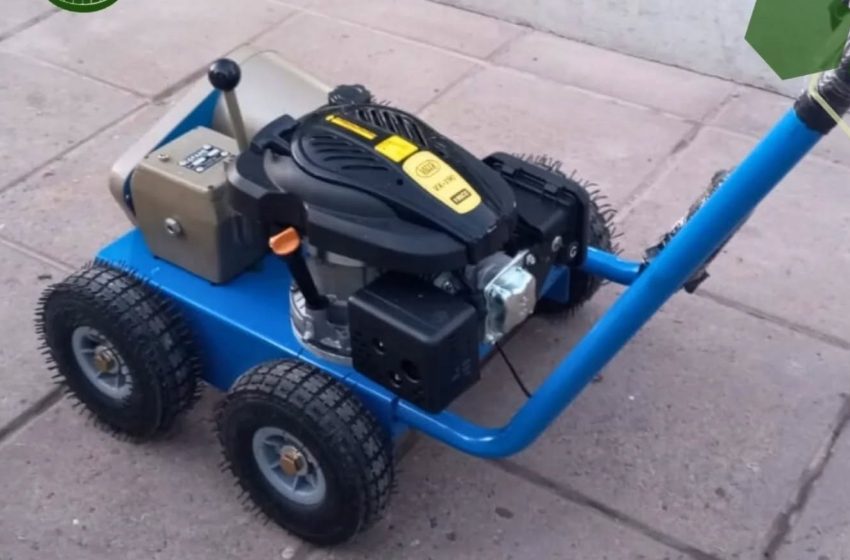  El Pingo: Municipio compró artículo para limpiar red cloacal