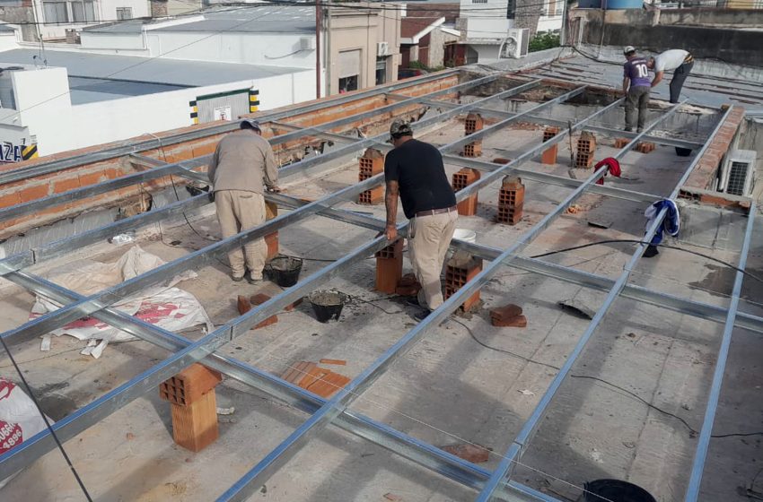  Concluyó el recambio de techos en los sectores de Guardia y Clínica Médica del hospital San José de Diamante