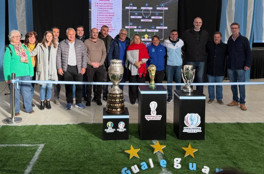  Con apoyo provincial y municipal, Gualeguay fue sede de una jornada histórica con la exhibición de la Copa del Mundo de Fútbol