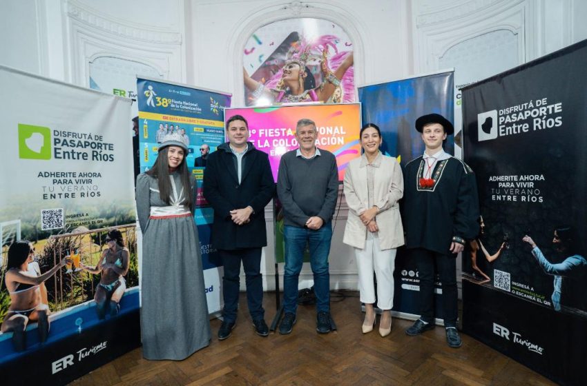  San José presentó en Paraná la 38ª Fiesta Nacional de la Colonización