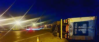  Volcó un camión en el ingreso a Chajarí