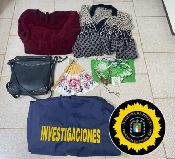  Le hurtaron la cartera a una feligresa en la Basílica de Nogoyá: Allanamiento y secuestros
