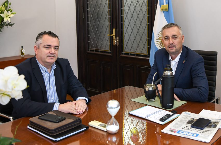  Gustavo Hein recibió al decano de Ciencias Económicas para articular trabajo en conjunto