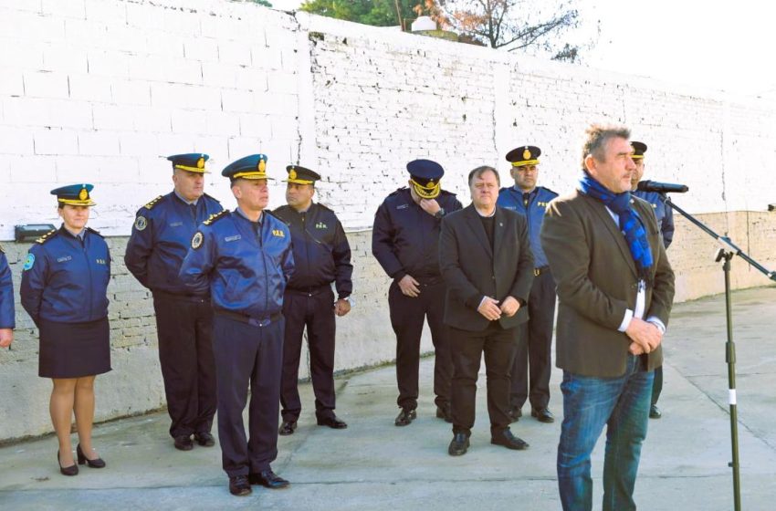 Roncaglia entregó reconocimientos a efectivos policiales y habilitó obras en Chajarí
