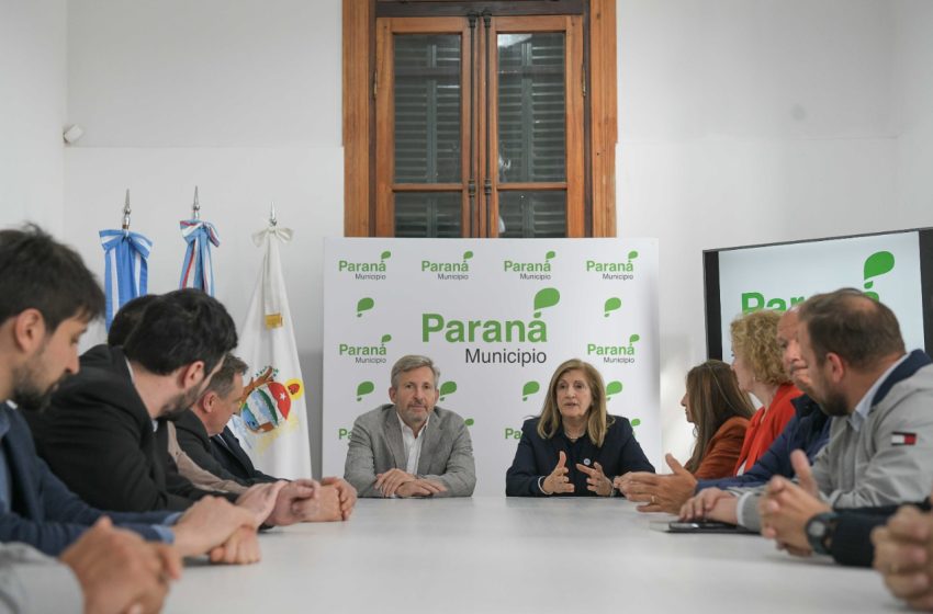  La intendenta Romero y el gobernador Frigerio delinearon acciones para continuar con la obra de la Circunvalación