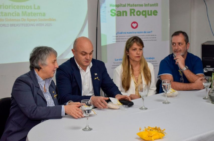  Entre Ríos efectuó el lanzamiento de la Semana Mundial de la Lactancia