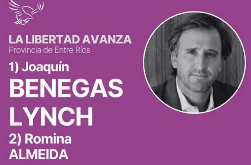  Joaquín Benegas Lynch y Andrés Laumann encabezarán las listas de Frigerio y LLA