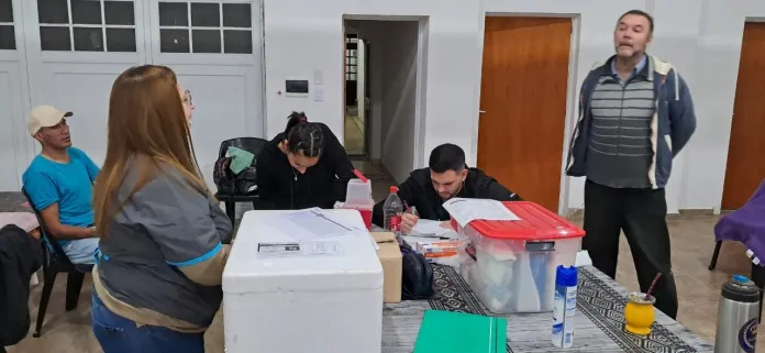  La Municipalidad realizó un monitoreo y vacunación de personas en situación de calle