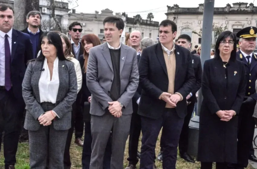  La vicegobernadora Alicia Aluani encabezó el homenaje al General José de San Martín en Nogoyá