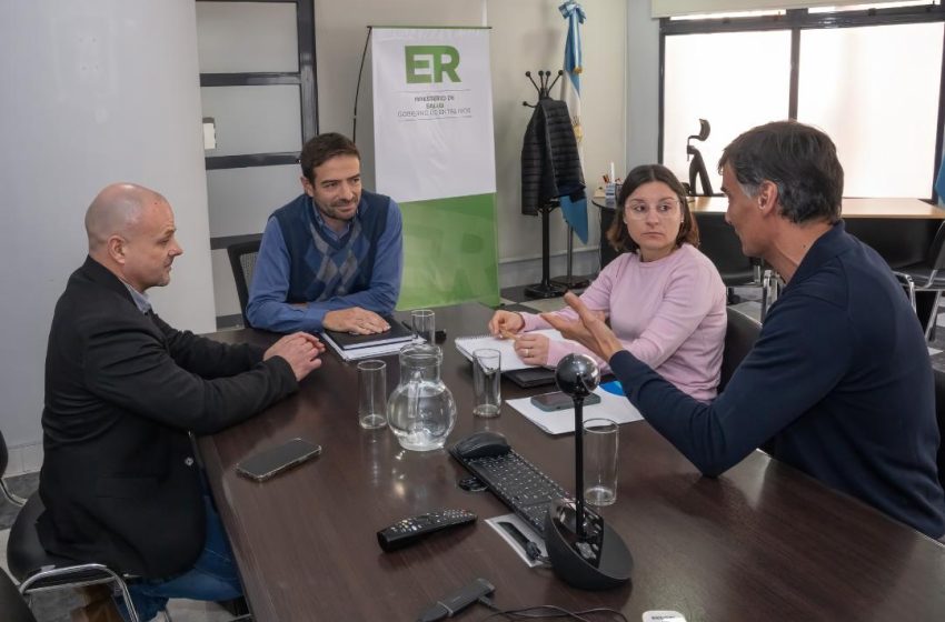  Salud acordó líneas de trabajo en común con la Facultad de Ciencias de la Salud de la UNER