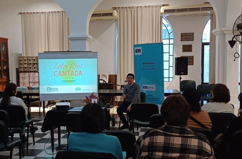  Continúan los encuentros literarios del ciclo Entre Ríos Cantada