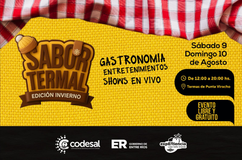  El Lago de Salto Grande será escenario de música, sabores y deportes este fin de semana