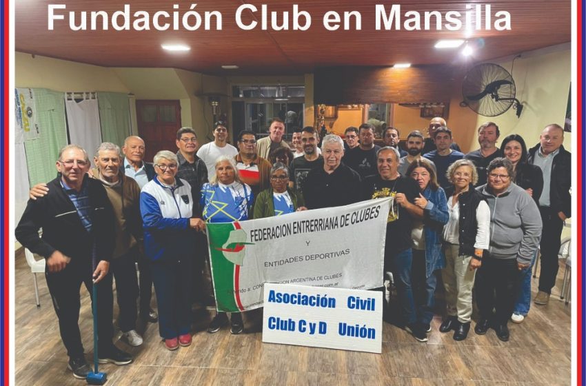  Con apoyo de la Federación, Mansilla ya tiene un nuevo club deportivo y cultural
