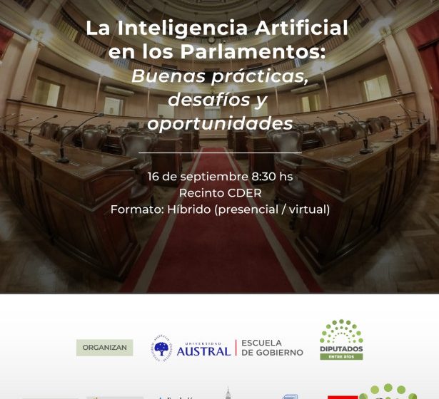  Inteligencia Artificial en los Parlamentos: Entre Ríos se capacita sobre buenas prácticas en el uso de nuevas tecnologías