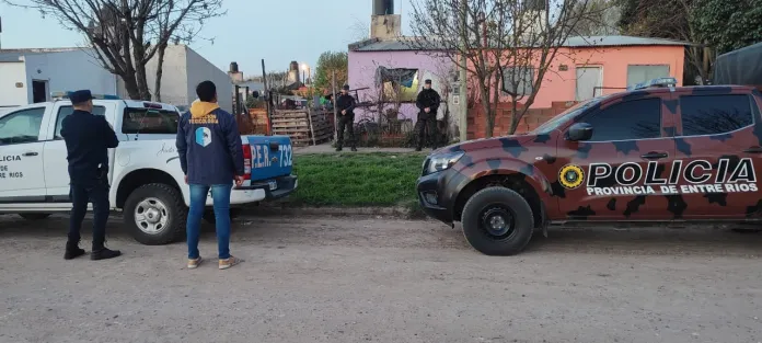  Secuestraron tumberas, cartuchería y droga en dos allanamientos en Hernández