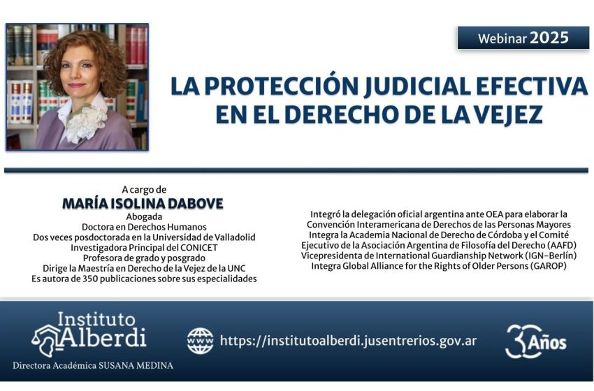  La Protección Judicial Efectiva en el Derecho de la Vejez