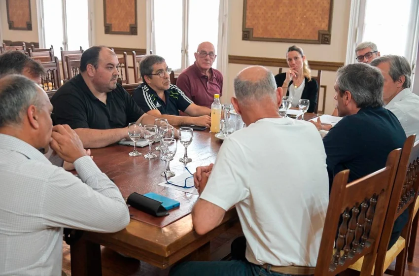  Bahl y Michel se reunieron con representantes de la Cámara de Comerciantes del Microcentro de Paraná