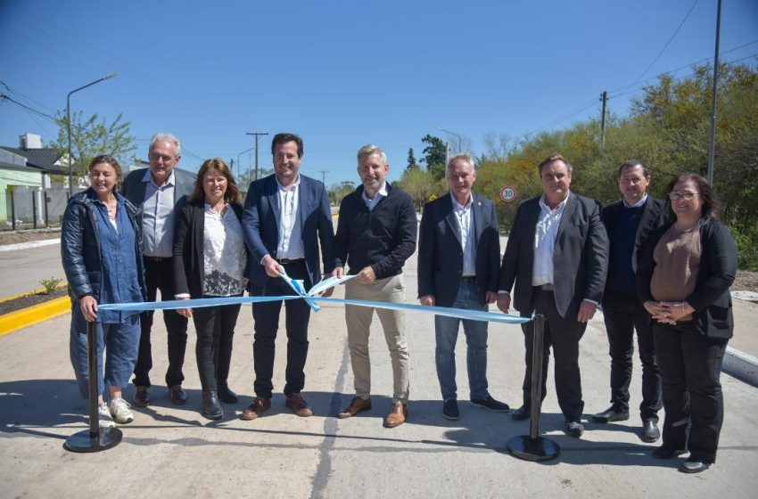  Frigerio inauguró el Desvío de Tránsito Pesado en Larroque