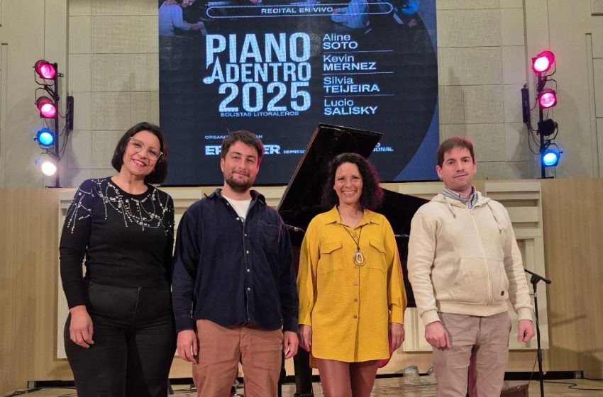  El ciclo de música litoraleña Piano Adentro se presentó en Radio Nacional