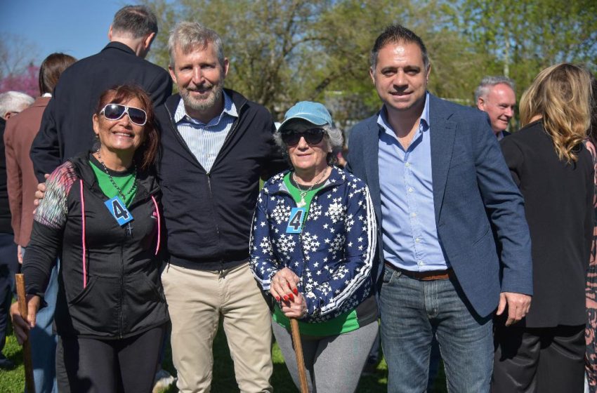  Frigerio acompañó las instancias finales de los Juegos Entrerrianos de Adultos Mayores