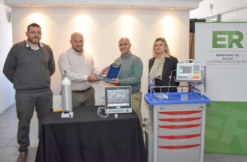  El hospital de Galarza incorporó equipamiento de Emergentología por más de 9 millones de pesos