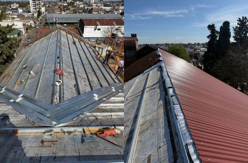 Realizan obras en escuela de Concepción del Uruguay para garantizar la seguridad de la comunidad educativa