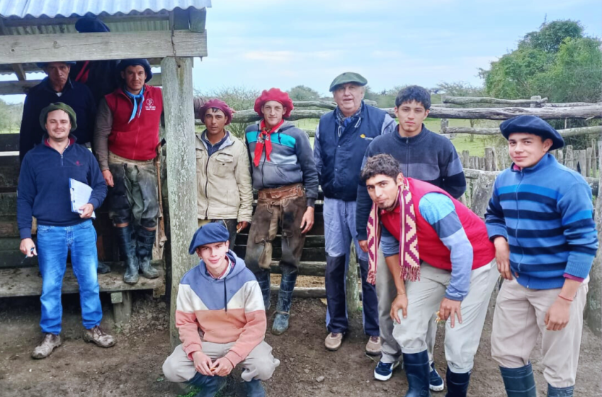  Estudiantes de la escuela agrotécnica de San José de Feliciano iniciaron sus prácticas profesionalizantes